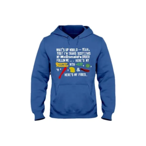 Travis Scott Sweatshirts Men Blue