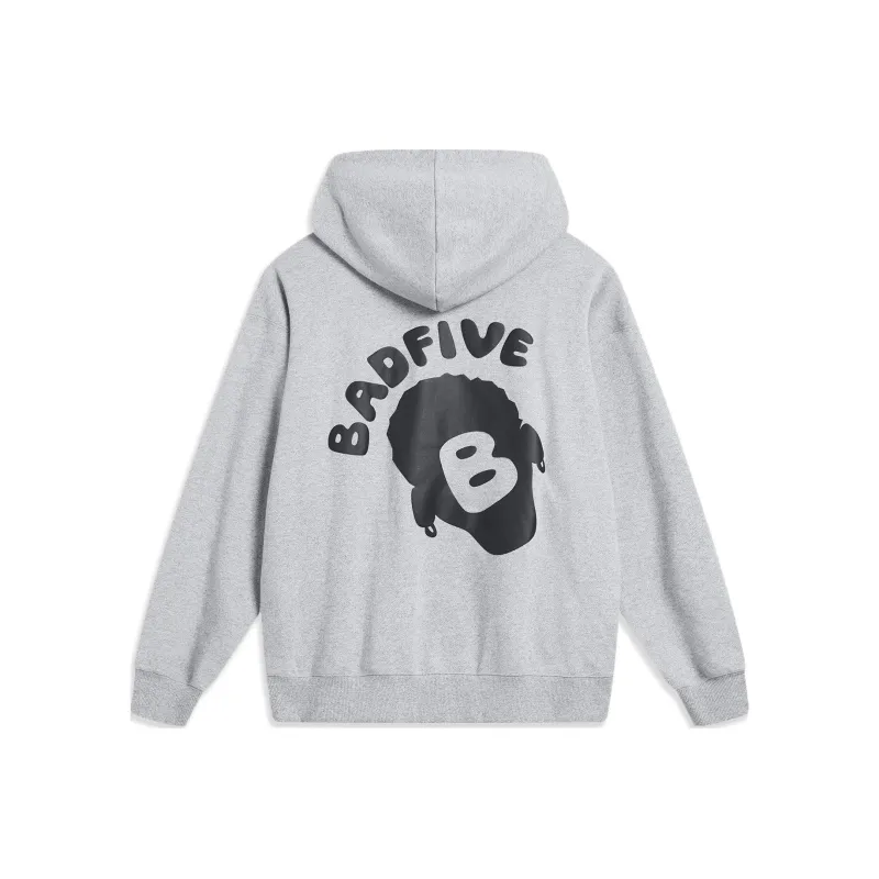 LiNing Sweatshirt Unisex Heather Gray-0
