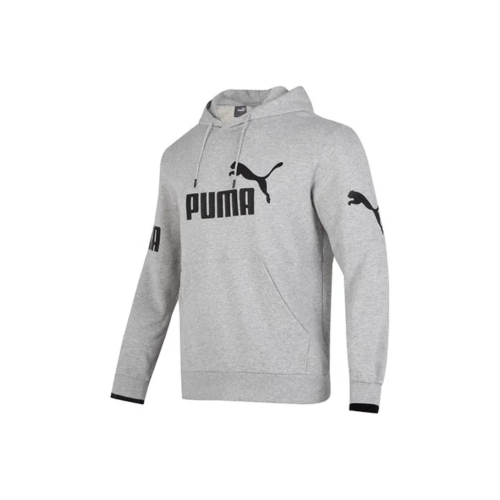 PUMA Sweatshirts Men Gray-0