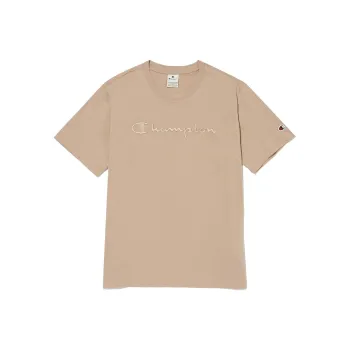 Champion T Shirt Unisex Dark Beige