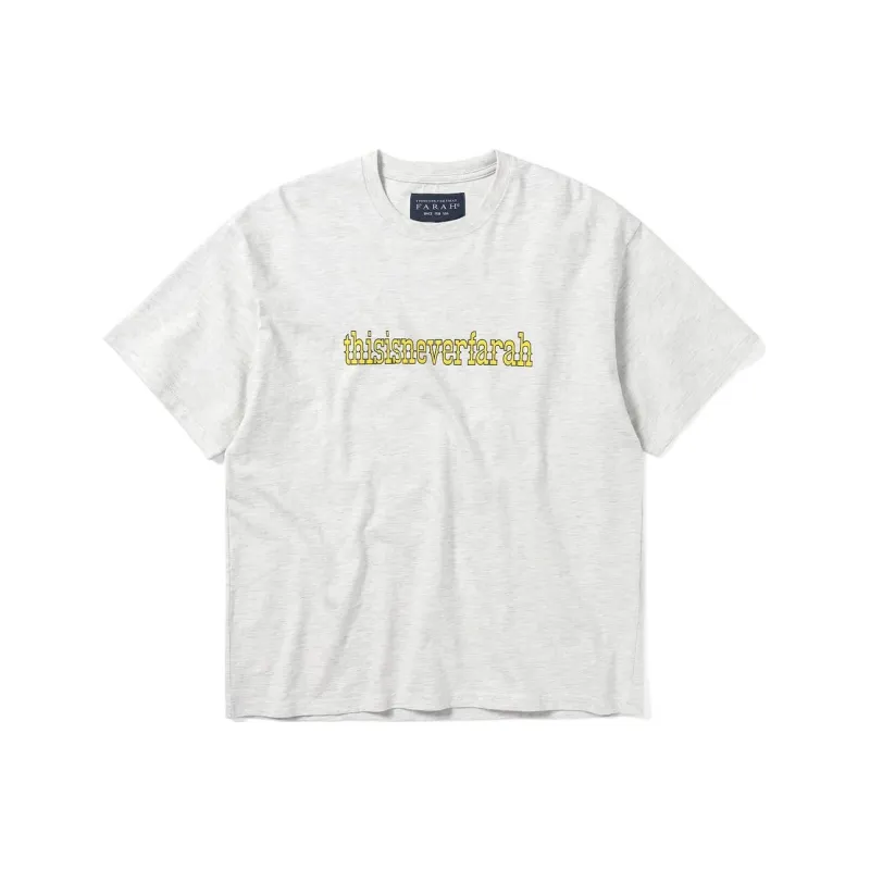 Thisisneverthat x FARAH T-Shirt Unisex Wheat Flake-0