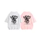 2 Pack (White+Pink)