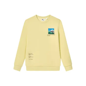 FILA Sweatshirts Men Stone Earth Yellow