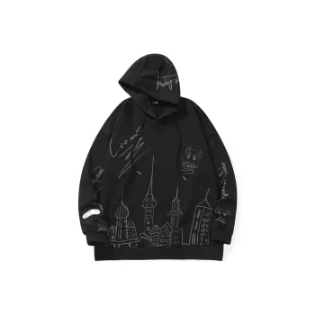 Bt Hooded Loose Fit Regular Sweatshirt Unisex
