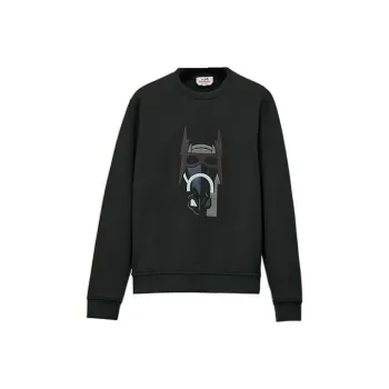 HERMES Sweatshirts Men Tree Green