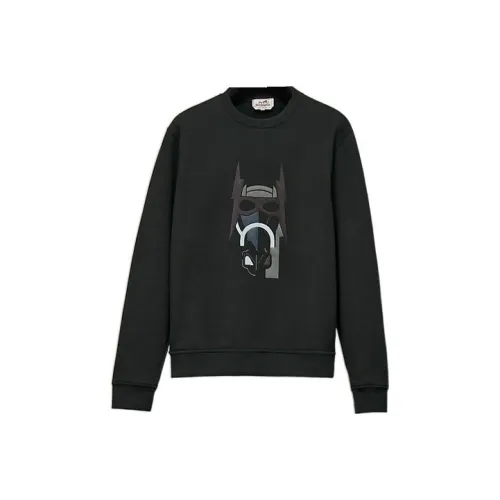 HERMES Sweatshirts Men Tree Green
