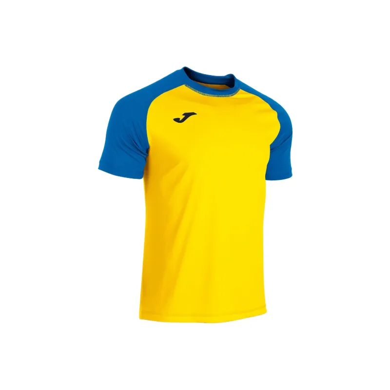 Joma Shirt Short Sleeve Man Teamwork T-Shirt Men Yellow Royal Blue-0