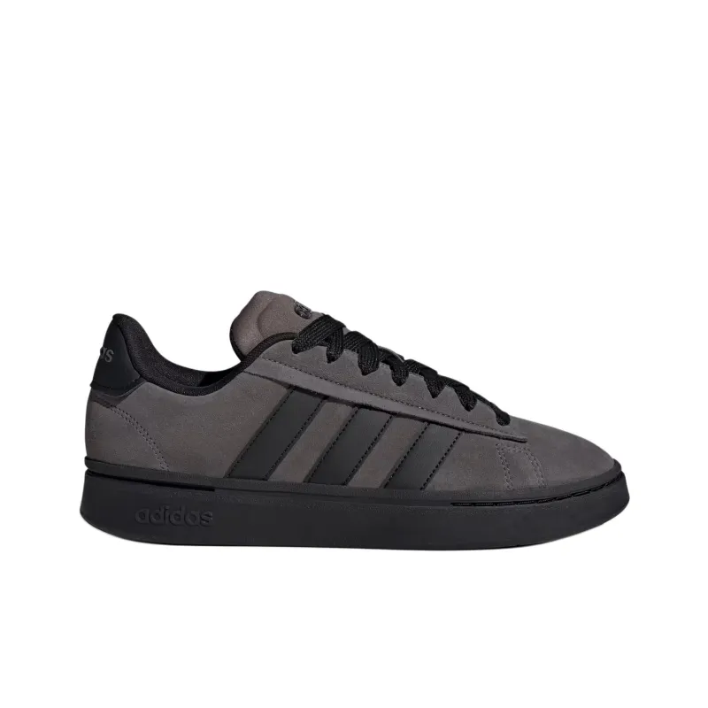 Adidas GRAND COURT ALPHA Anti Slip Wear Resistant Low Top Skateboard Shoes Men's Gray-1