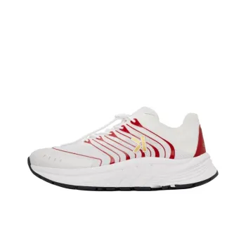 KENZO Pace Low Top Casual Shoes Men's White Red