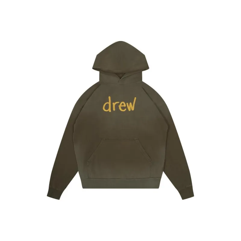 Drew House Sweatshirts Unisex Olive Green-0