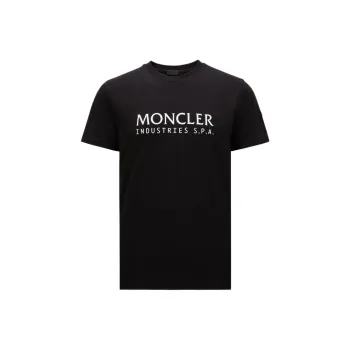 Moncler Logo Printed Crewneck T Shirt