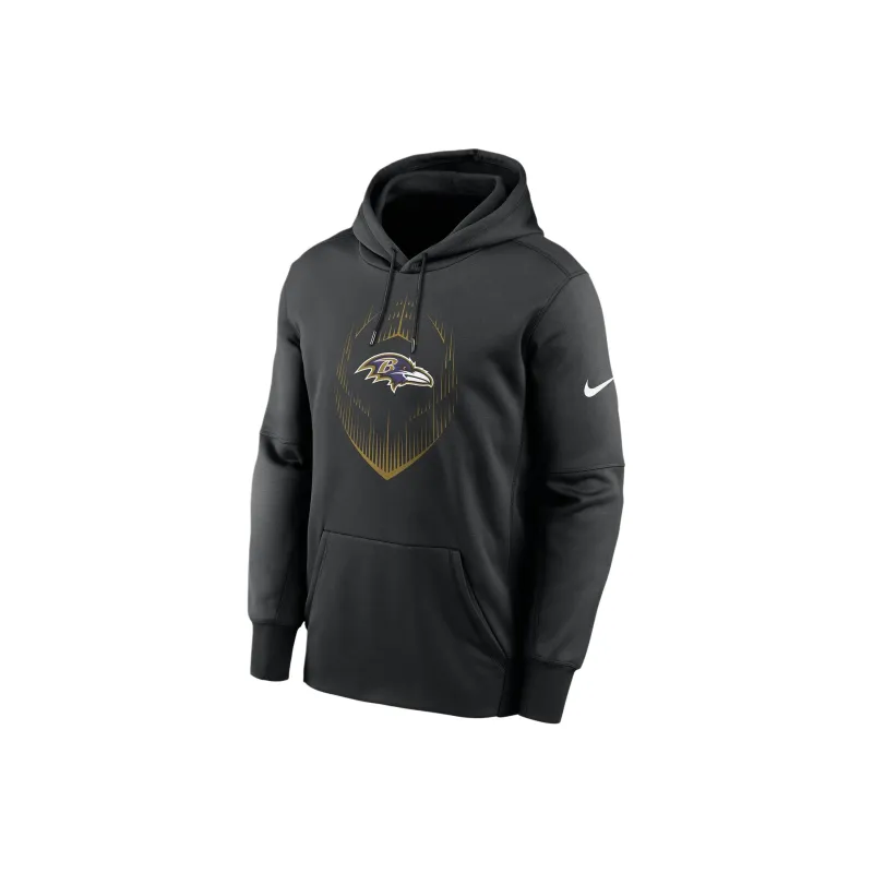 Nike Baltimore Ravens Icon Men's Nike Therma Nfl Pullover Hoodie-0