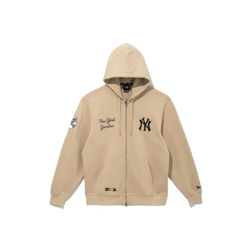 New Era FW24 Sweatshirt Unisex Light Yellow