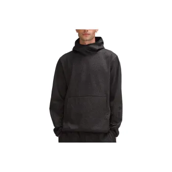 Lululemon LAB Collection Sweatshirt Men's Mini Jacquard Graphite Gray Black