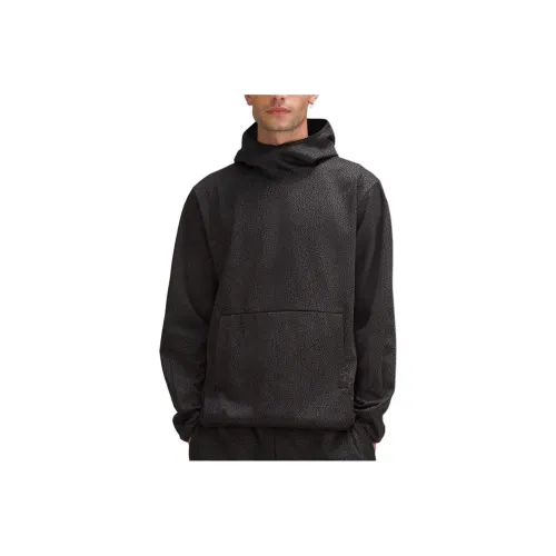 Lululemon LAB Collection Sweatshirt Men's Mini Jacquard Graphite Gray Black
