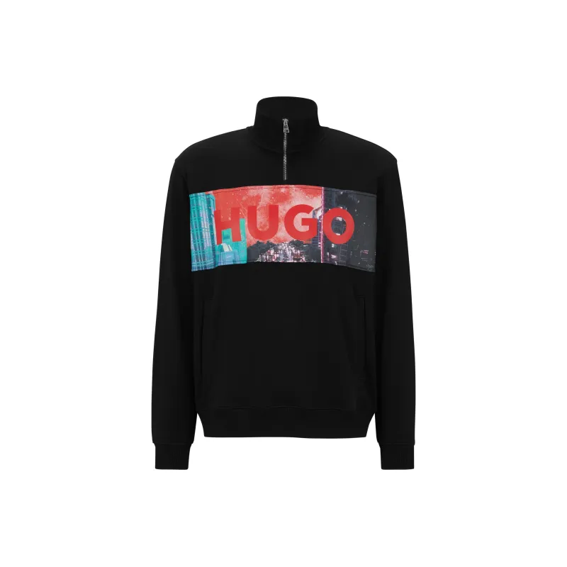 HUGO BOSS SS23 Sweatshirt Men's Black-0