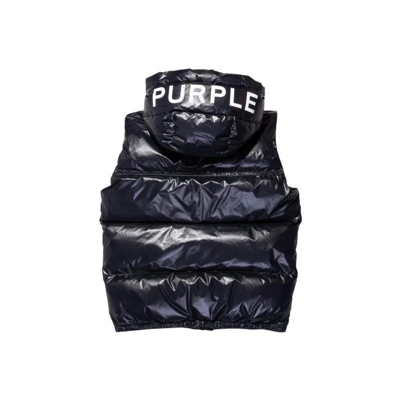 PURPLE BRAND Nylon Puffer Vest-1