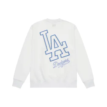 MLB Los Angeles Dodgers Basic Collection 24FW American Sweatshirt Unisex Ecru