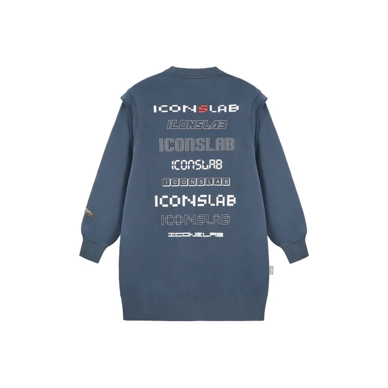 ICONS Lab Sweatshirts Unisex Gray Blue-0