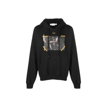 OFF WHITE Arrow Caravaggio Mercy Skate Hoodie