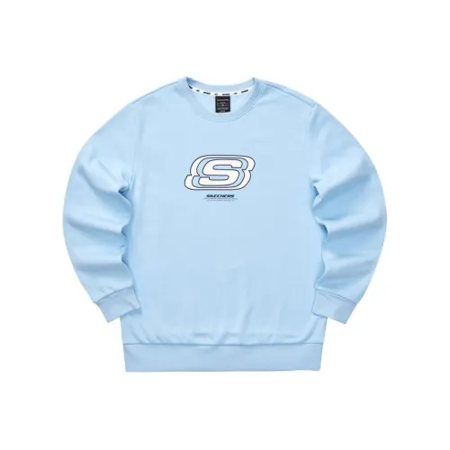 Skechers Colorful Sweatshirts Unisex Air Blue