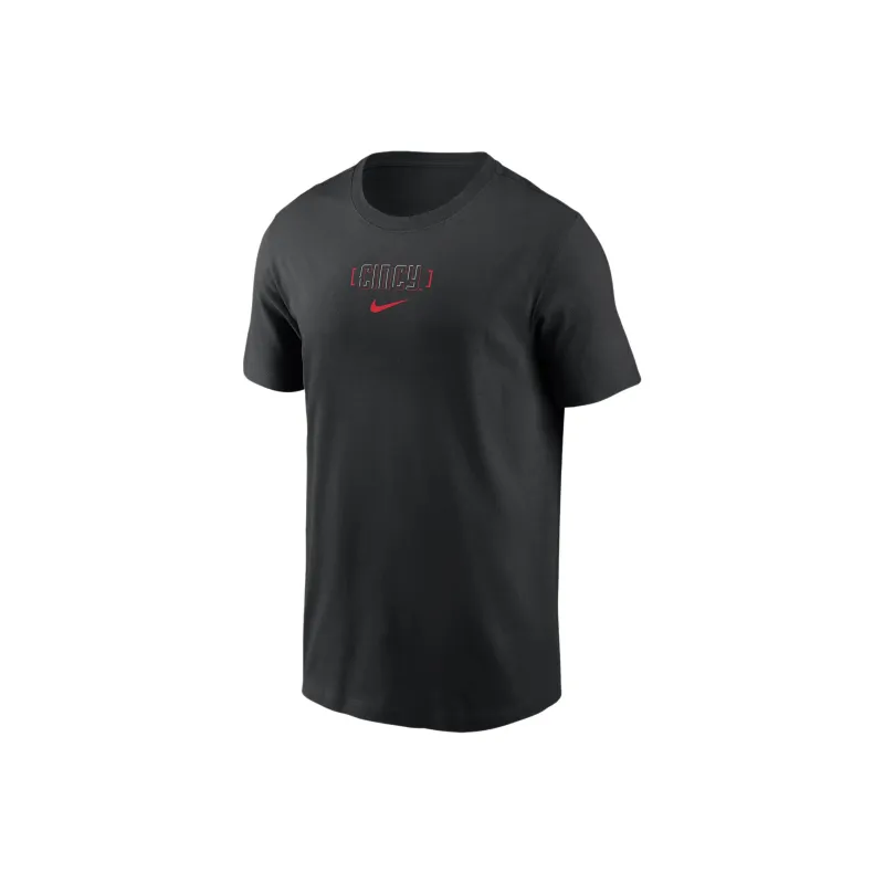 Nike T-Shirt Cincinnati Reds Men's Black-0
