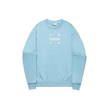 LiNing x PLEASURES Sweatshirt Unisex Forget Me Not Blue