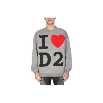 DSQUARED 2 Slogo Print Crewneck Sweatshirt