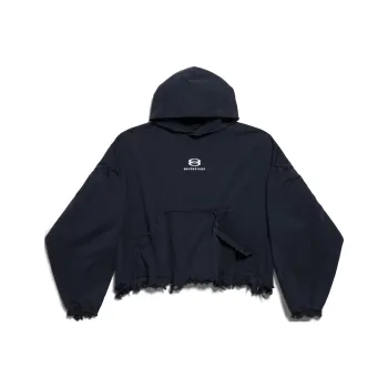 Balenciaga FW23 Sweatshirt Loose Fit Style Unisex Black