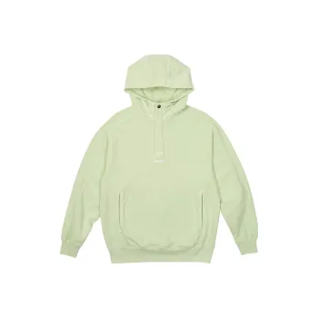 PALACE Washed Terry 1/4 Placket Hood