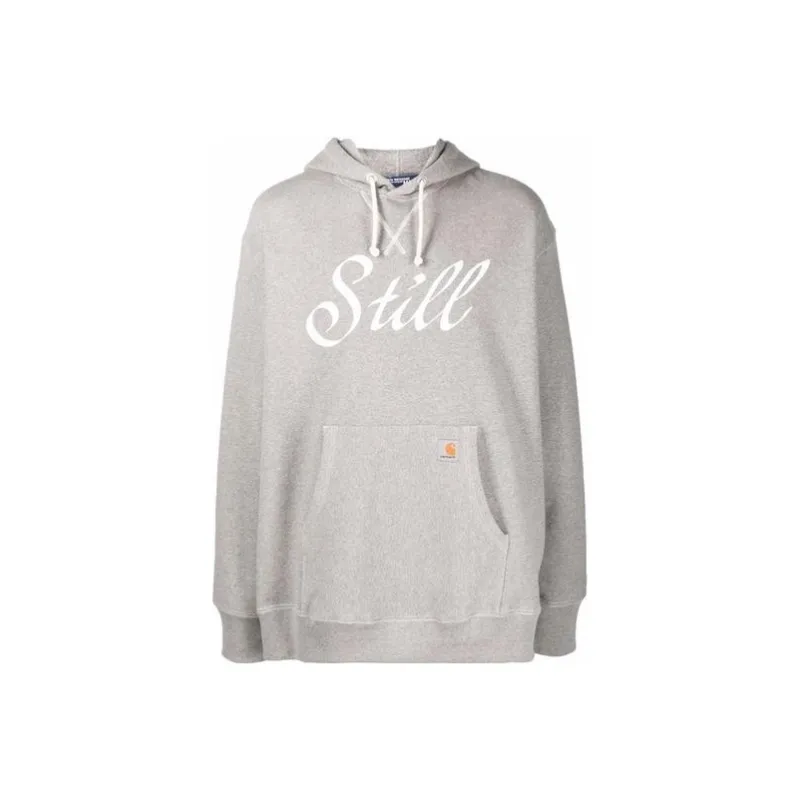 JUNYA WATANABE Slogan print Cotton Hoodie-0