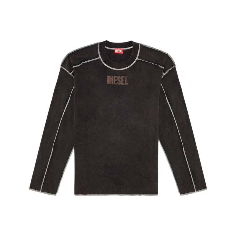 DIESEL FW24 T Shirt Men's Dark Gray-0