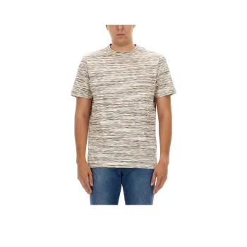 MISSONI Slub Crewneck T Shirt