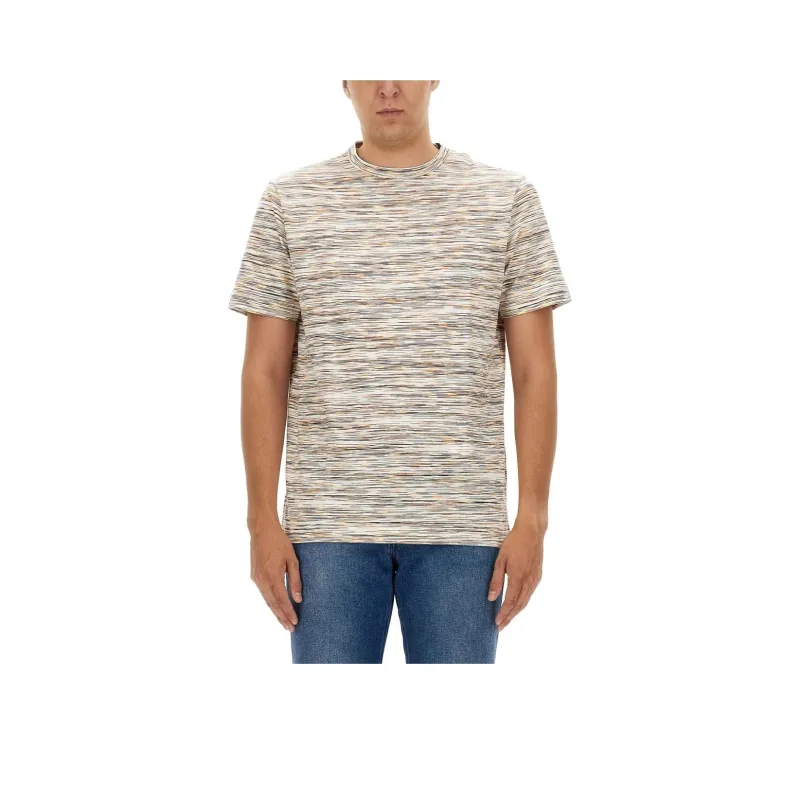 MISSONI Slub Crewneck T Shirt-0