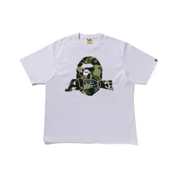 A BATHING APE Abc Camo Ape Head Relaxed Fit Tee