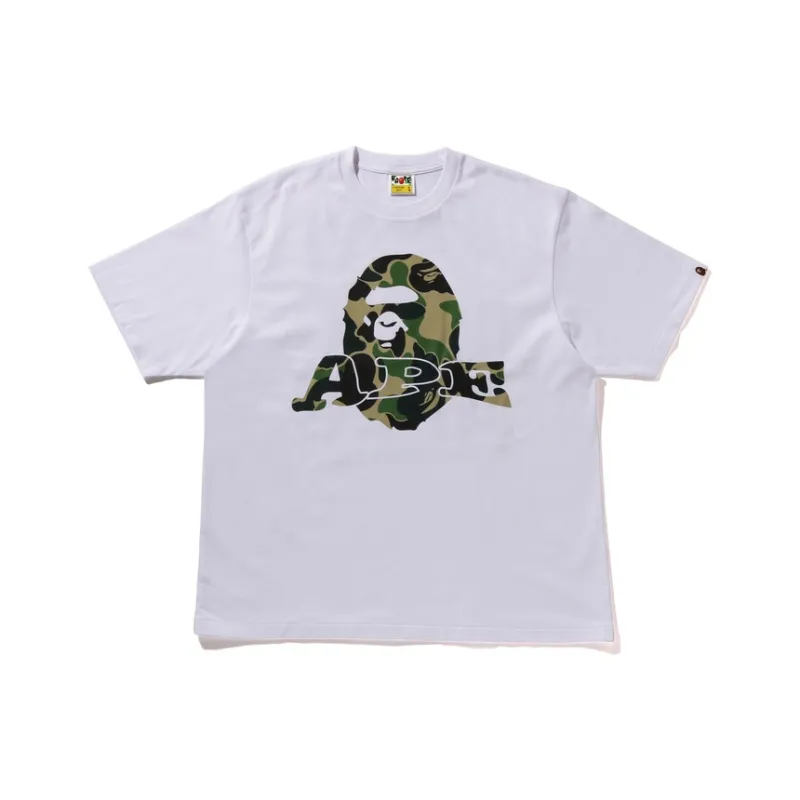 A BATHING APE Abc Camo Ape Head Relaxed Fit Tee-2