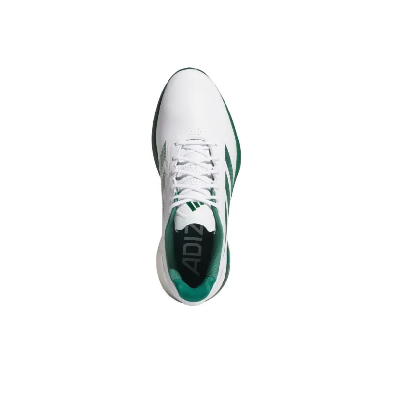 Adidas Adizero ZG Anti Slip Wear Resistant Low Top Golf Shoes Men's White Green-4