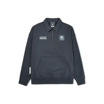 Kappa Sweatshirts Unisex Turbulent Gray 108