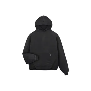 REPRESENT Heavyweight Initial Hoodie Sweatshirt Men's Black