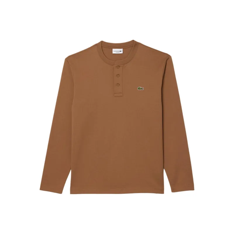 LACOSTE T Shirts Men Brown-0