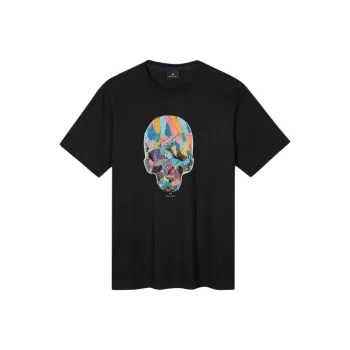 Paul Smith Skull Printed Crewneck T Shirt