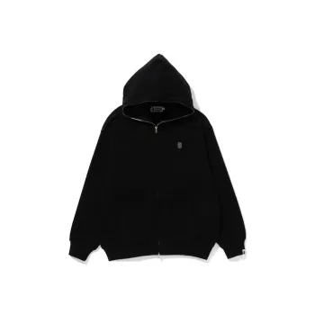A BATHING APE Metal One Point Full Zip Hoodie