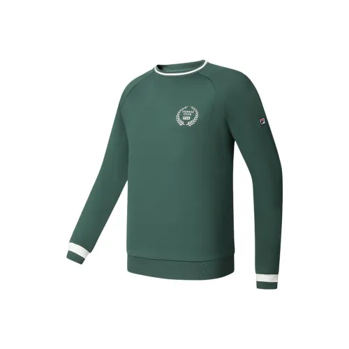 FILA Sweatshirt Men's Vintage Greenish Brown