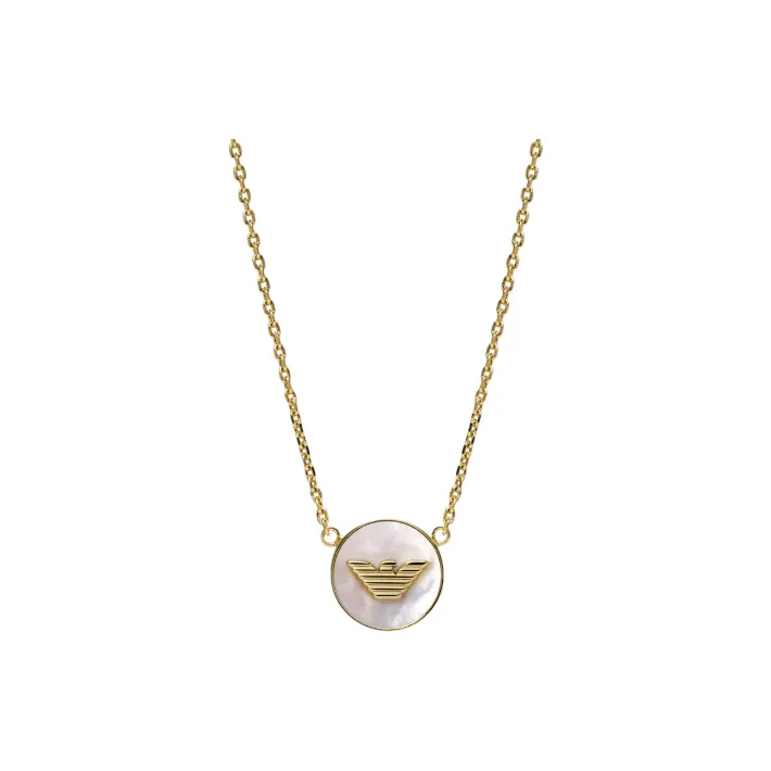 EMPORIO ARMANI Mother Of Pearl Necklaces Women's Gold-0