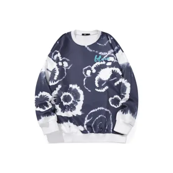 Bt Crew Neck Loose Fit Cardigan Sweatshirt Spring And Autumn Unisex
