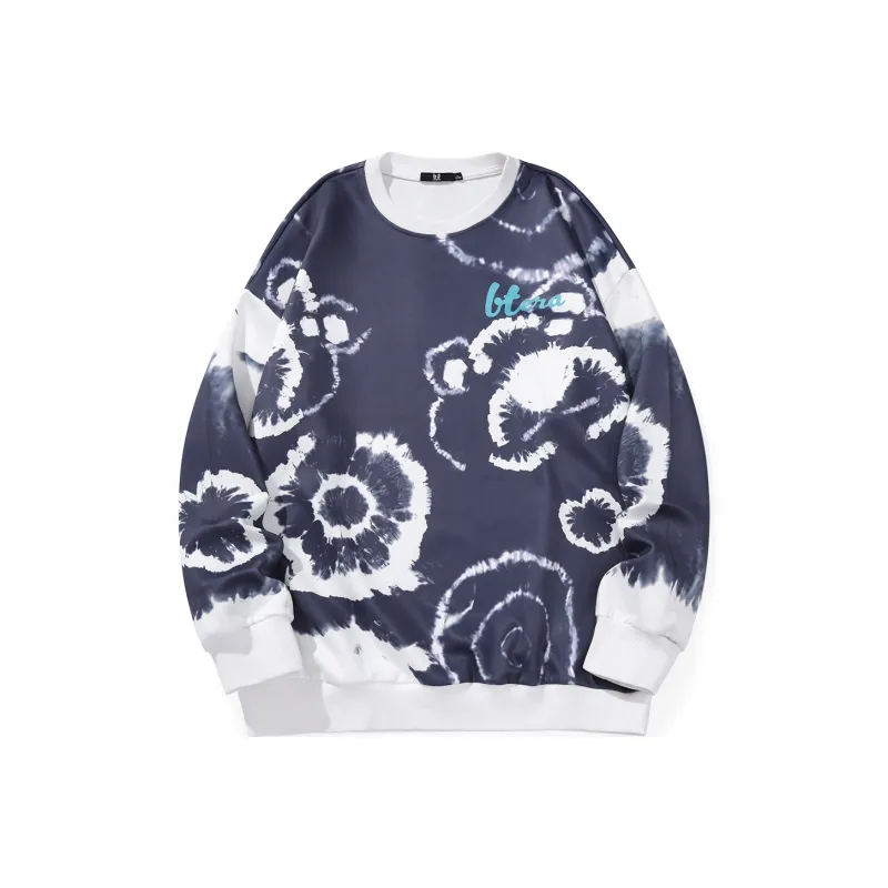 Bt Crew Neck Loose Fit Cardigan Sweatshirt Spring Fall Unisex-0