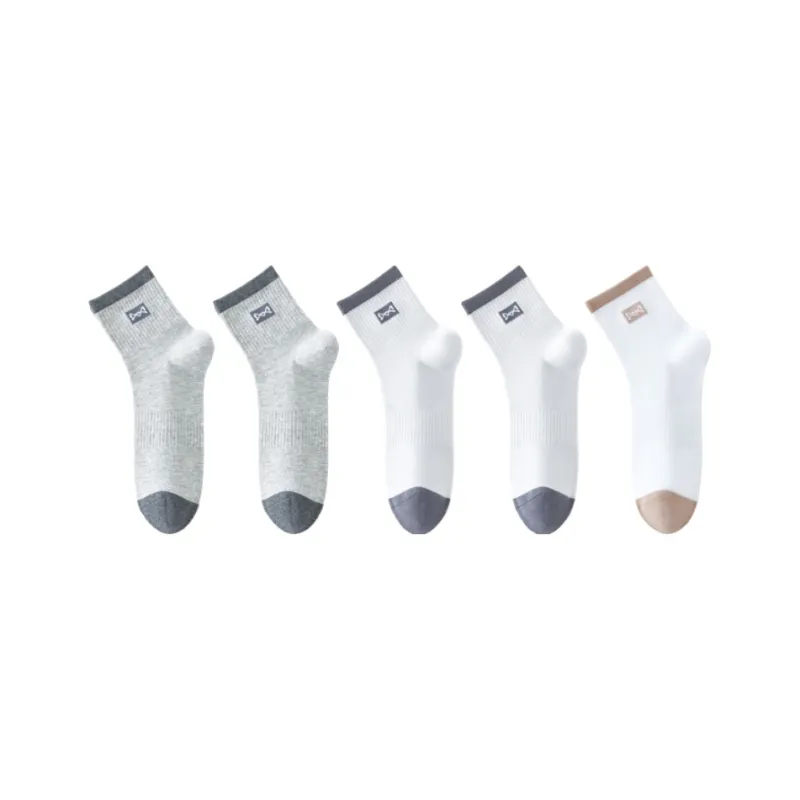 MIIOW Trend Party Series Mid Calf Socks Unisex 5 Pack-11
