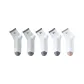 5 Pack[Gray 2-White & Gray 2-White 1]
