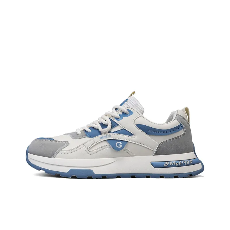 Meiretu Slip Resistant, Abrasion Resistant, Breathable Low Top Casual Shoes Men's-5