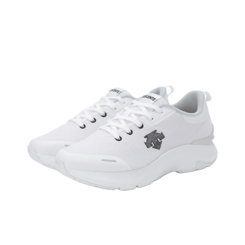 DESCENTE Day Lite Anti Slip Wear Resistant Low Top Casual Shoes Unisex White-3